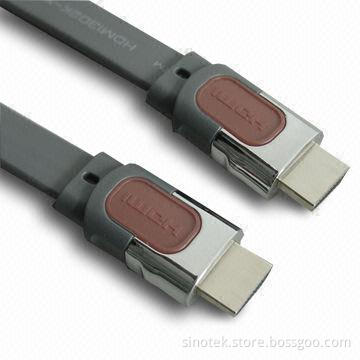 HDMI Cable, Ideal for 3D/1,080p TV/3D TV/DVD, Blu-ray disc, Game Console, and Computer Connections